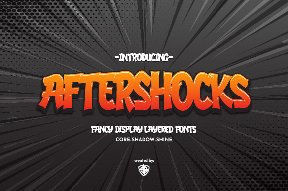 Aftershocks: A Display Font Designed for Creative Hands
