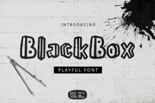 Black Box Font: A Bold Display Typeface for Your Brand's Personality