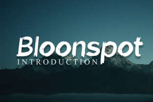 Bloonspot: A Brush Pen Font for Your Next Campaign