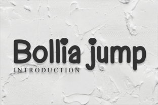 Bollia Jump: A Display Font That Demands Attention