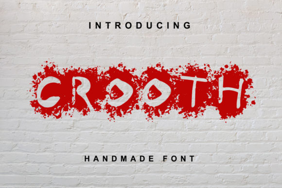Crooth: A Distinctive Display Font for Digital Creators