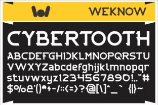Cybertooth Typeface: A Display Font for Memorable Online Branding