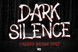 Dark Silence Font: A Typeface for Digital Drama and Impact