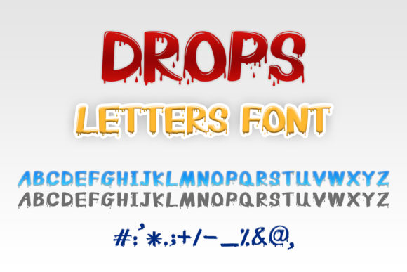 Drops Letters: A Display Font Built for Modern Campaigns