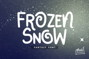 Exploring Frozen Snow: A Font for Editorial Warmth