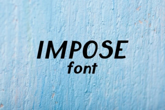 Impose: A Bold Display Font for Modern Web Design