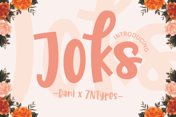 Joks: The Friendly Display Font for Modern Branding