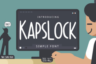 Kapslock: A Friendly Display Font for Distinctive Branding