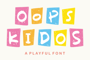 Oops Kidos Font: A Playful Display Typeface for Creative Brands
