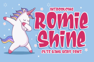 Romie Shine Font Adds Authentic Charm to Your Products