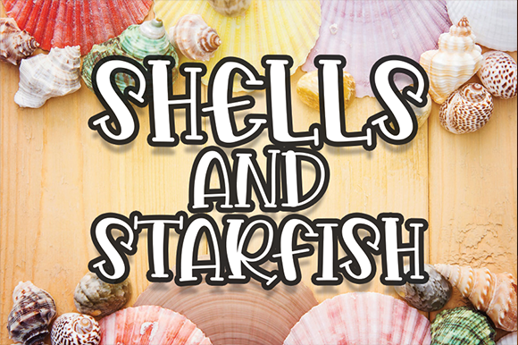 Using Shells and Starfish Font to Build a Welcoming Brand