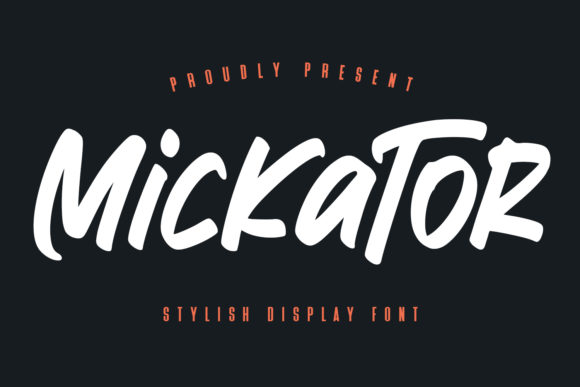 Why Mickator is a Digital Designer's Essential Display Font